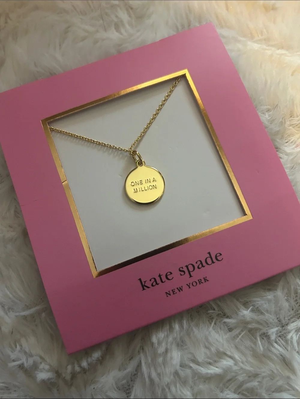 NWT $58 kate spade New York Initial Pendant Necklace - A